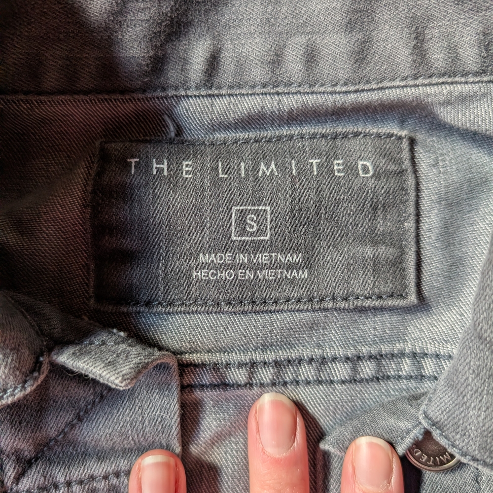 The Limited Gray Jean Jacket - Picture 2 of 8